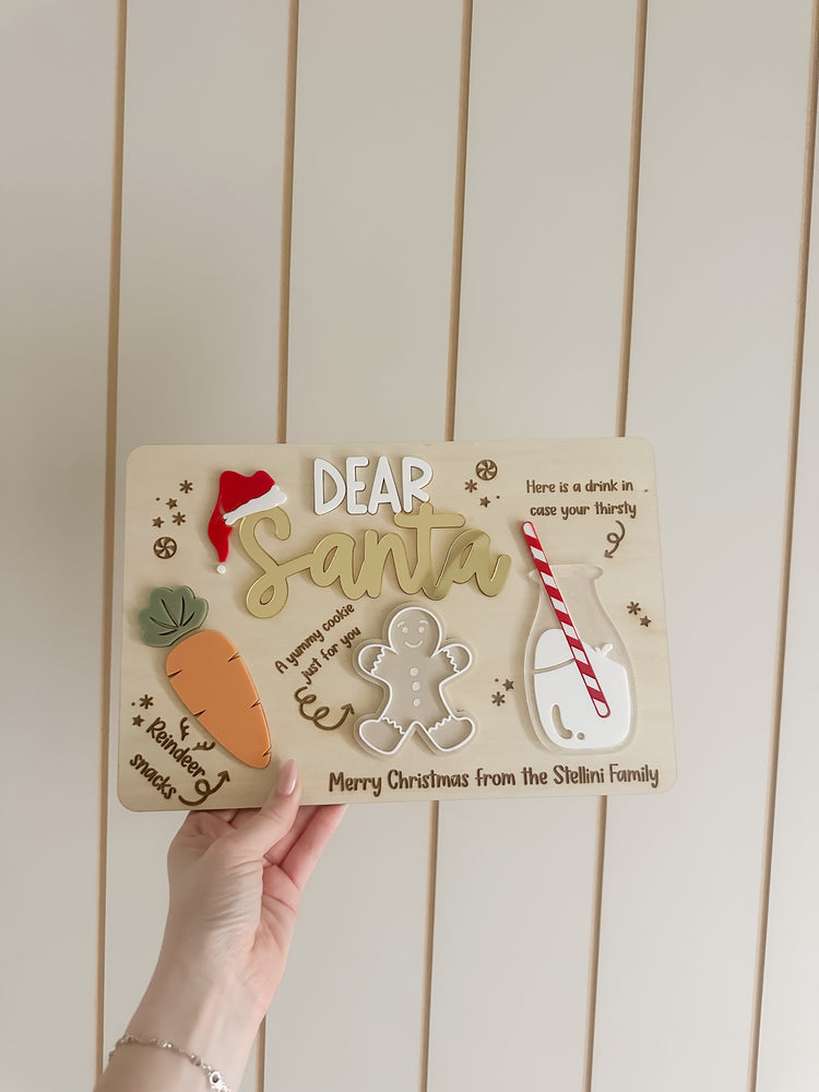 Santa treat tray