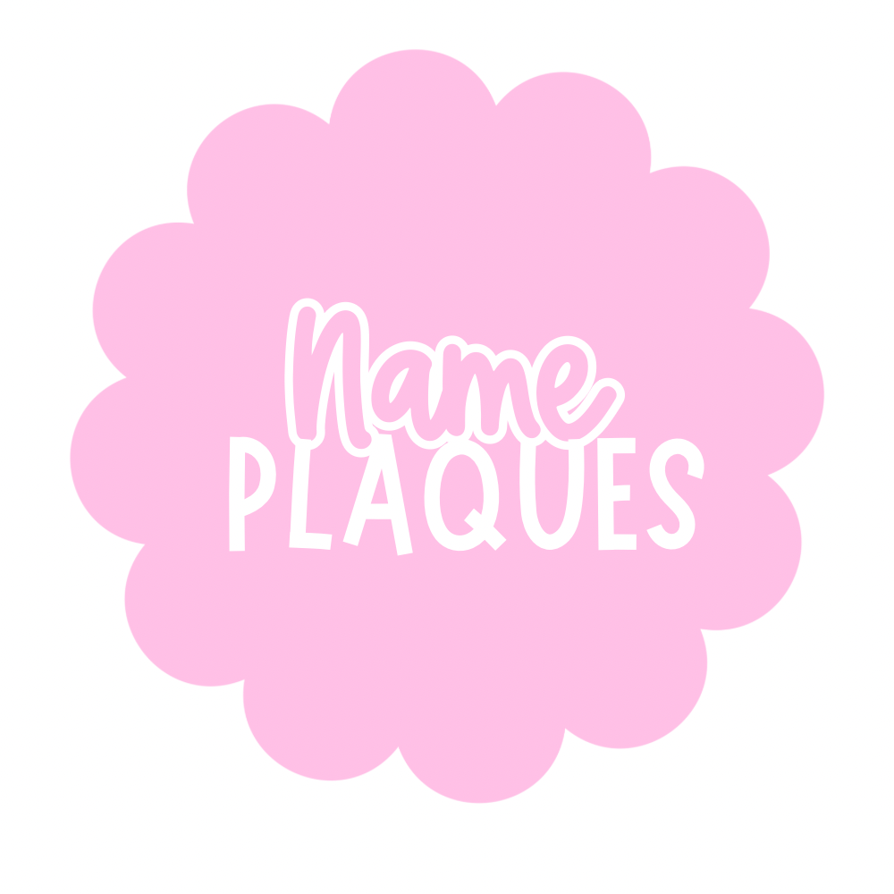 3D wall name plaques