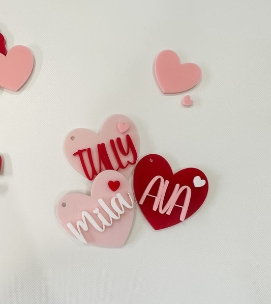 Love heart tag / Valentine’s Day