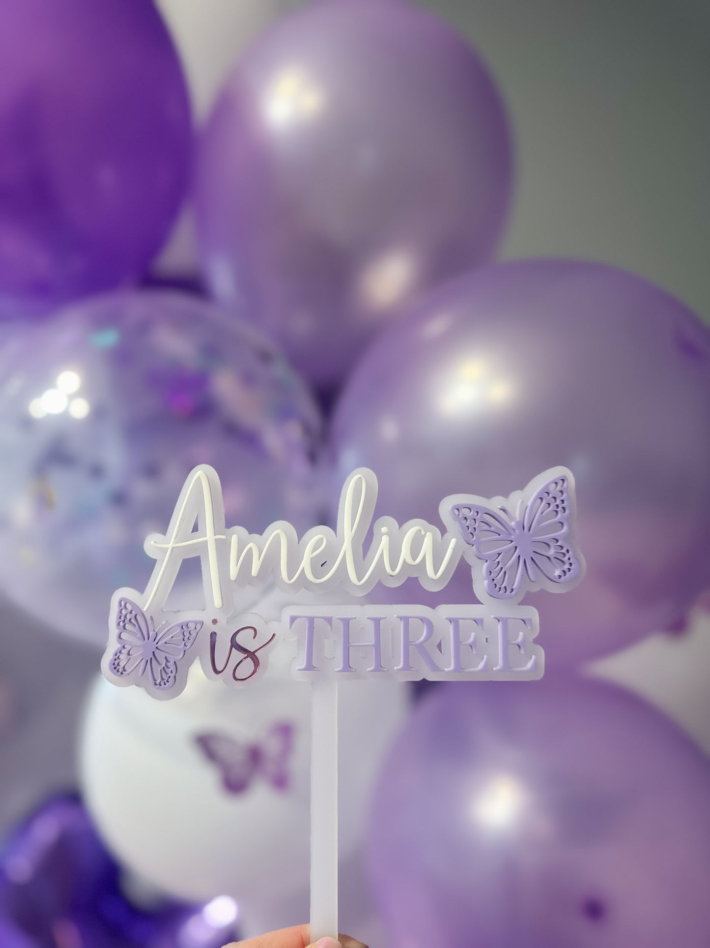 Butterfly cake topper