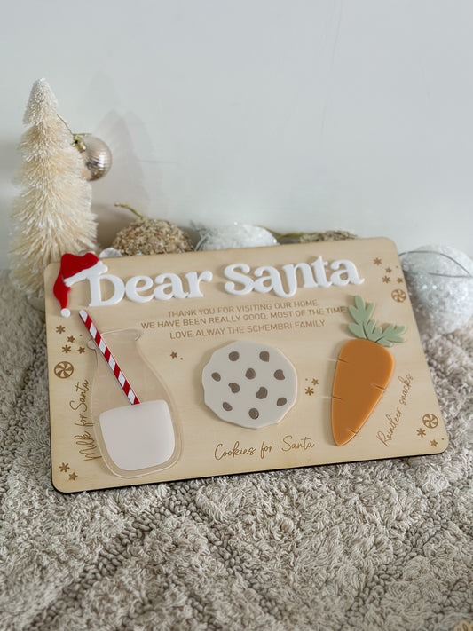 Santa treat tray