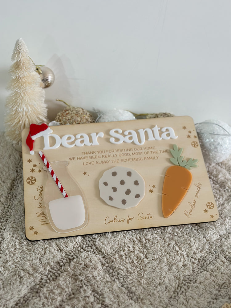 Santa treat tray