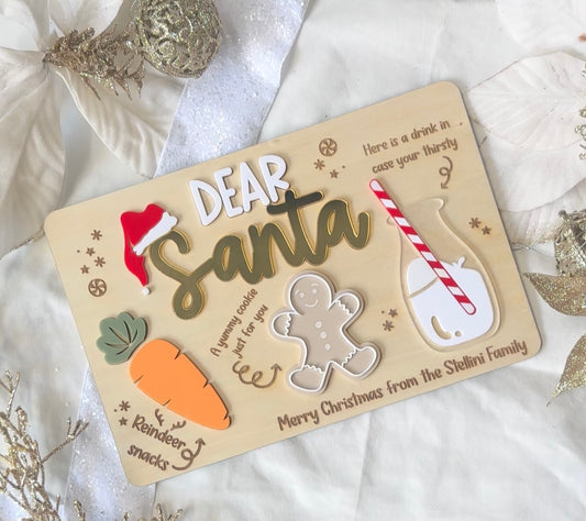 Santa treat tray