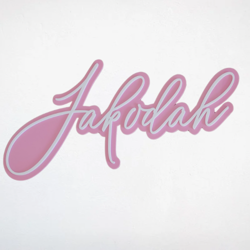 Layered acrylic script