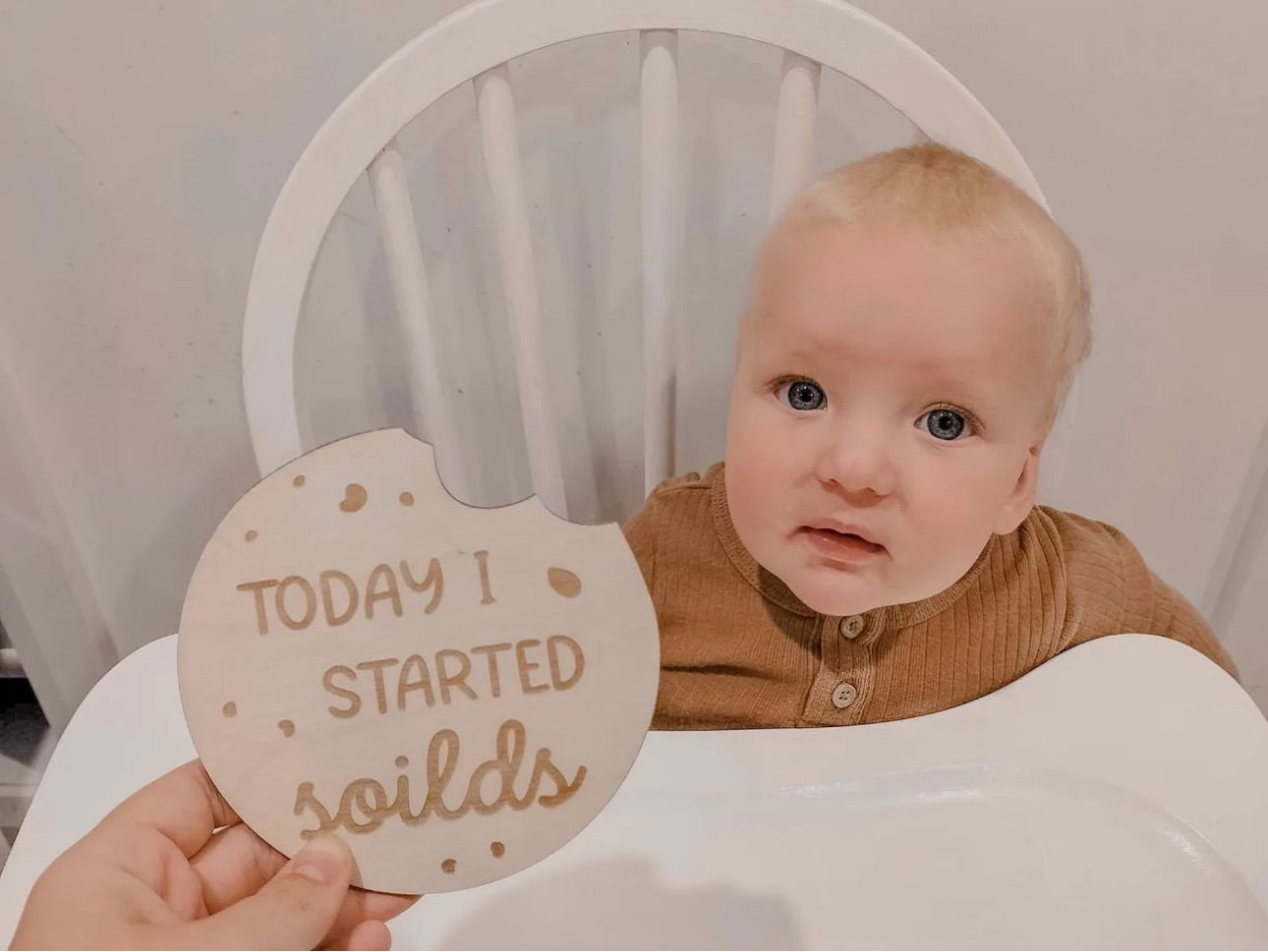 Starting solids milestone disc