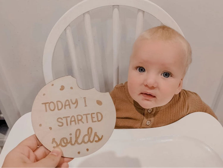 Starting solids milestone disc