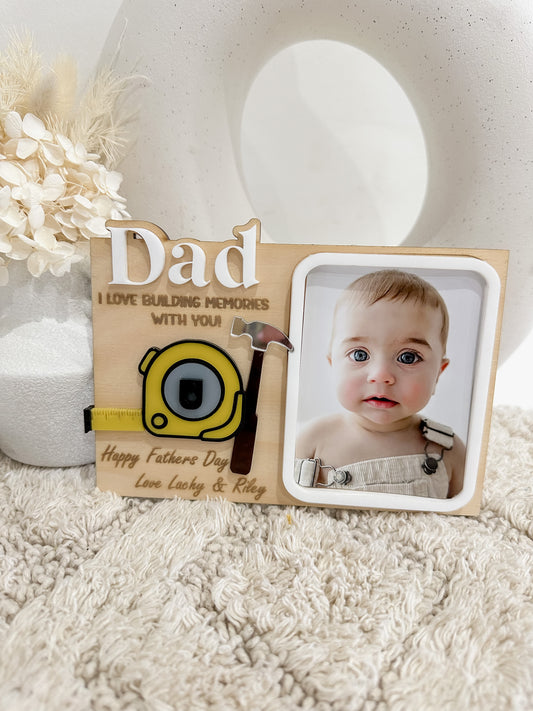 No one measures up Father’s Day photo plaque