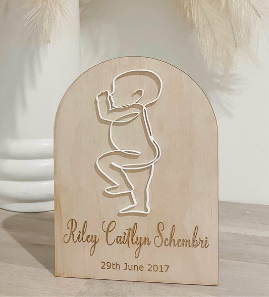 Newborn Plaque