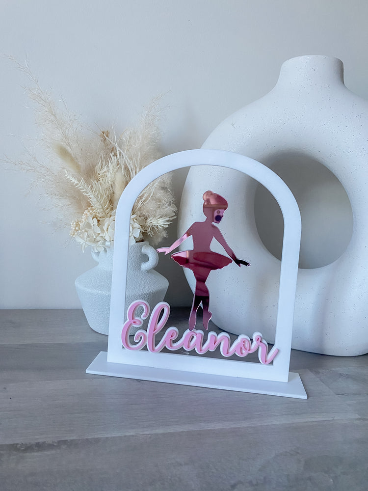 Ballerina plaque