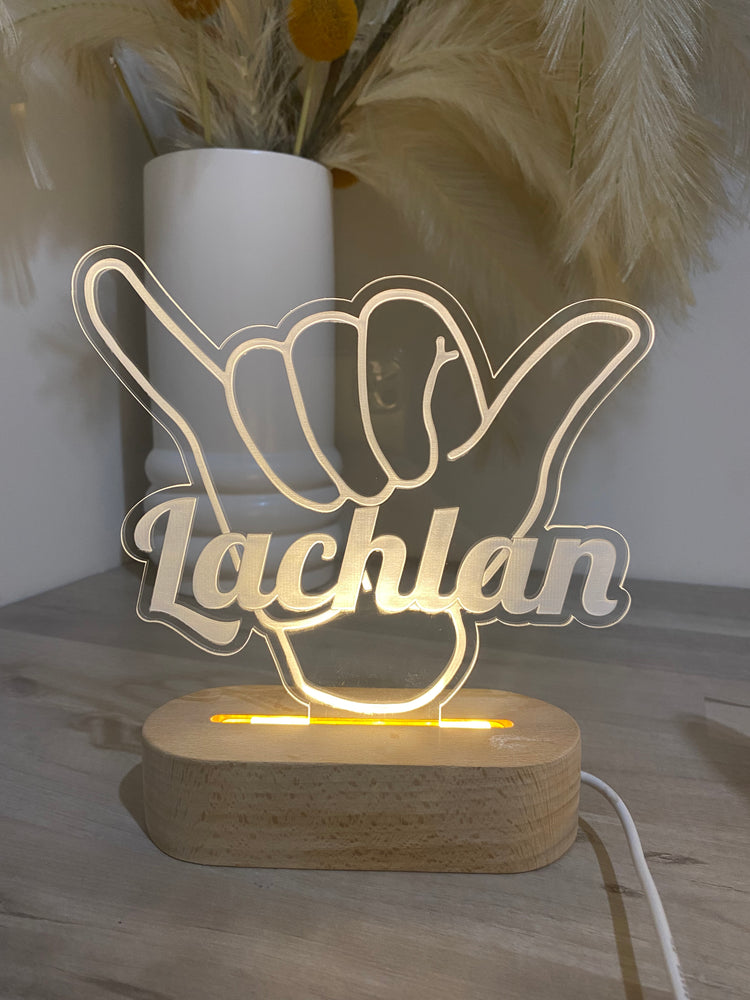 Hand Shaka night light