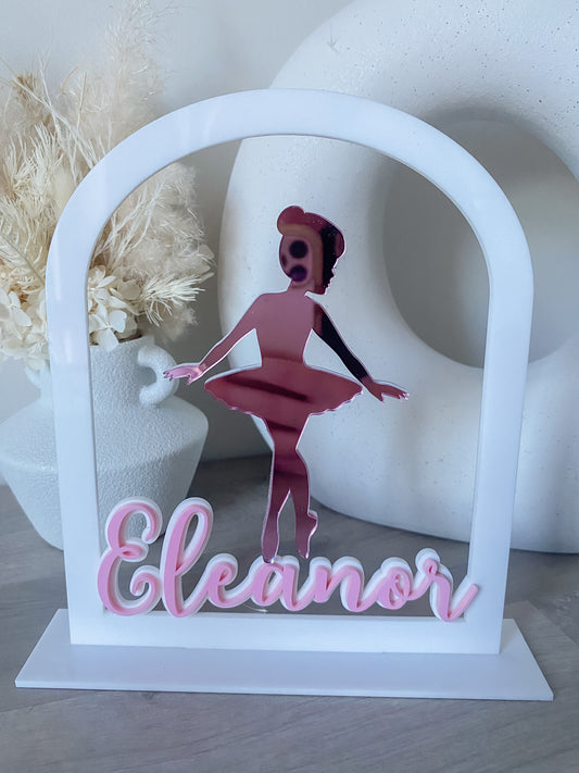 Ballerina plaque